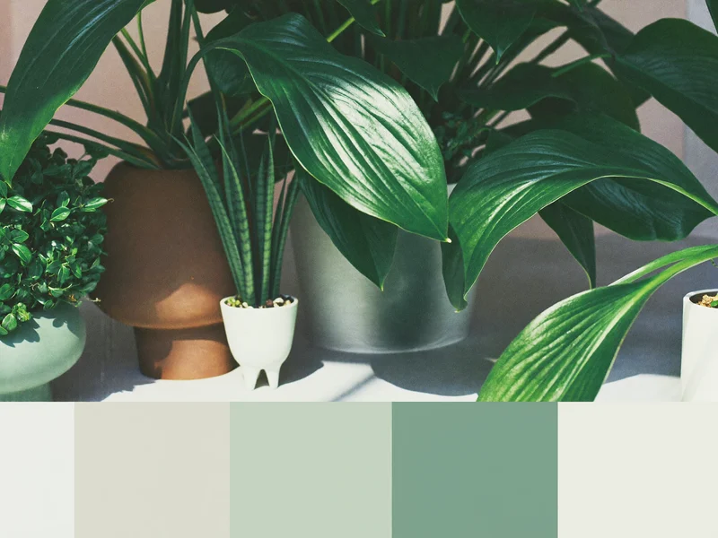 Illustration af et materialedetalje fra plantearbejde og indretning